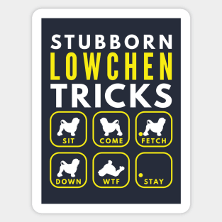 Stubborn Lowchen Tricks - Dog Training Sticker